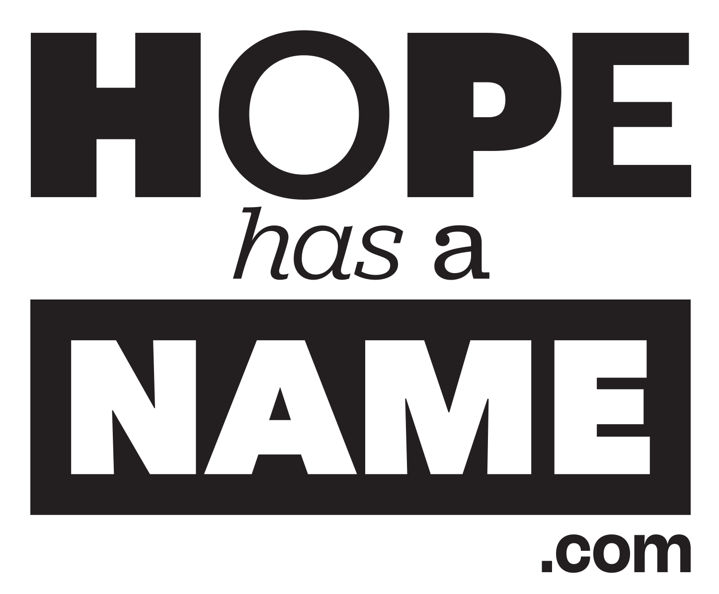 Hope has a name logo
